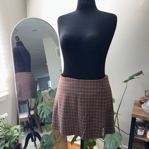 American Eagle Plaid Mini Skort